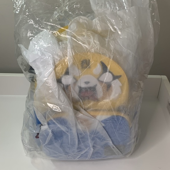 Loungefly Sanrio Aggretsuko Two Face Cosplay Mini Backpack Loungefly - Picture 14 of 14
